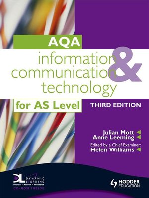 cover image of Information and Communication Technology for AQA AS
